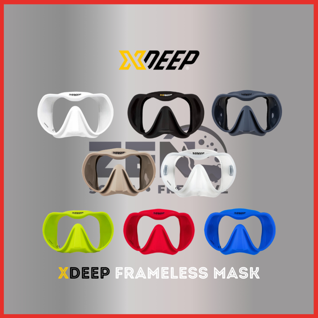 ZEN SCUBA XDEEP Radical Frameless Mask High Quality | Shopee Malaysia
