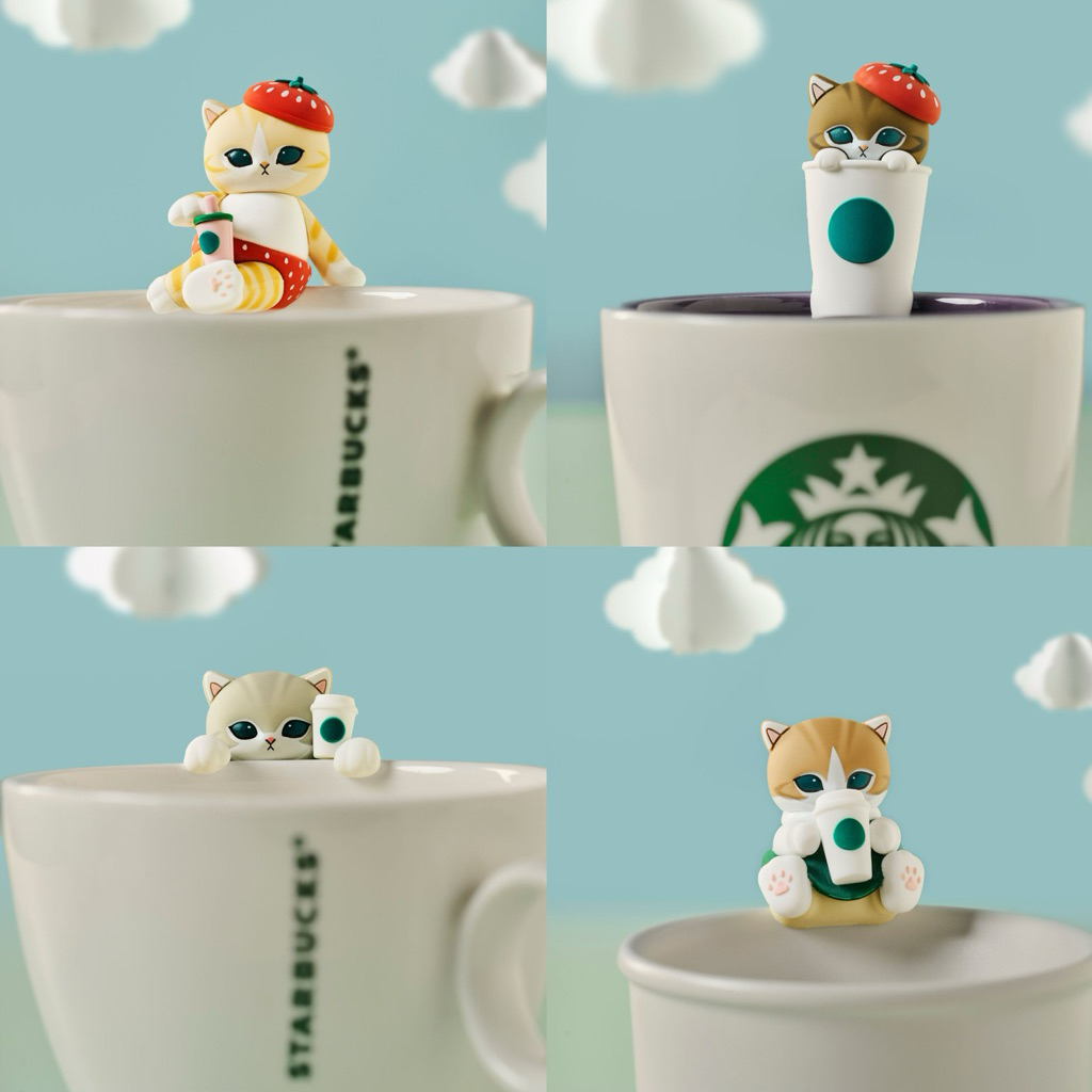 ラスト１点【mofusand starbucks】キーチェーン　苺　シンガポール ラスト1点【mofusand starbucks】キーチェーン 苺 シンガポール