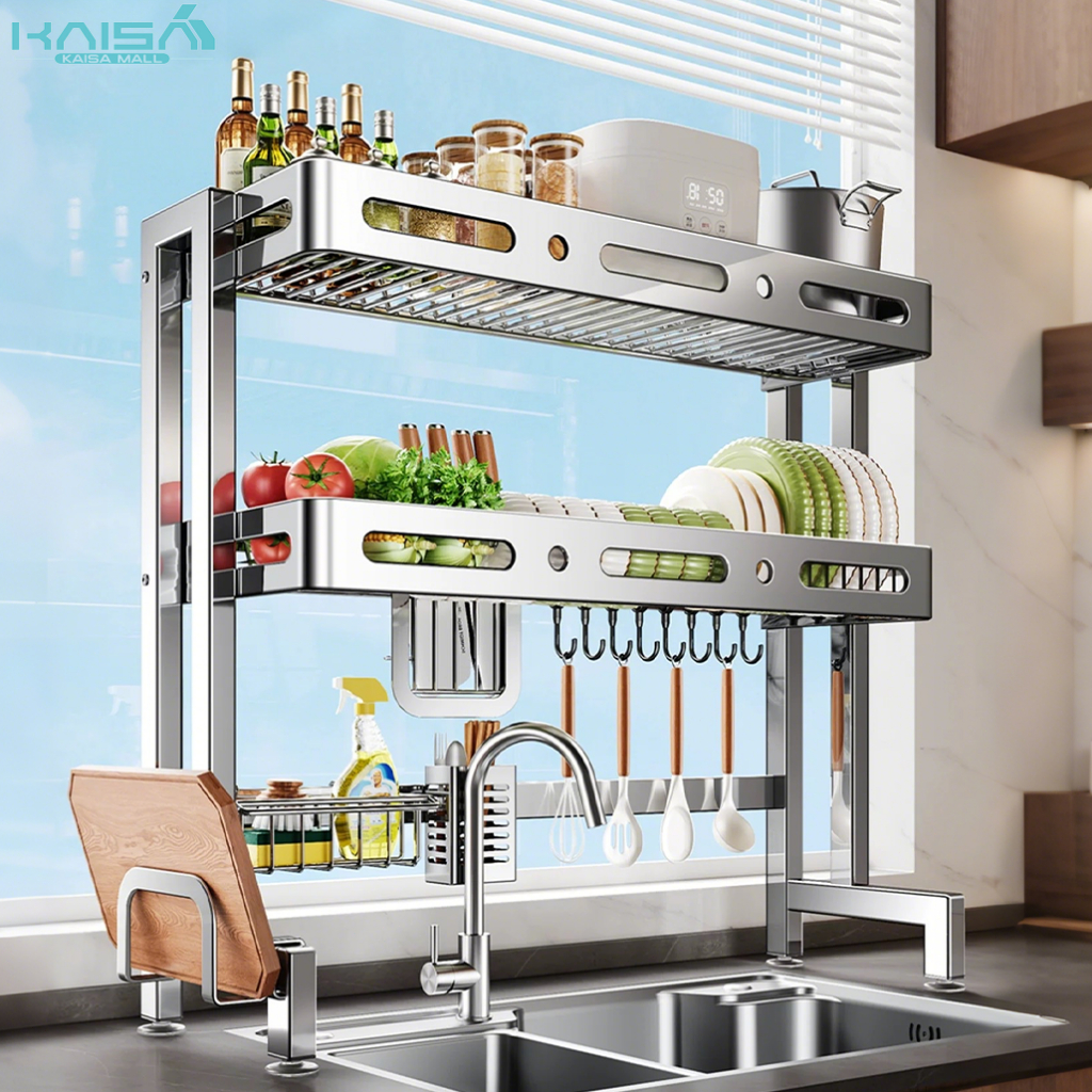 304 Stainless Steel Sink Dish Rack Kitchen Sink Rack Dish Rack ...