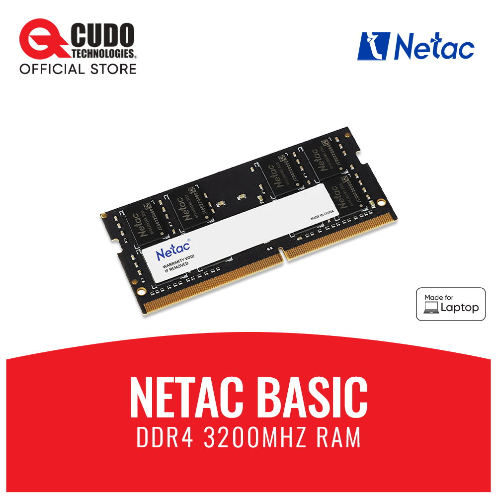 Netac Basic 3200MHz DDR4 SODIMM Notebook RAM | Shopee Malaysia