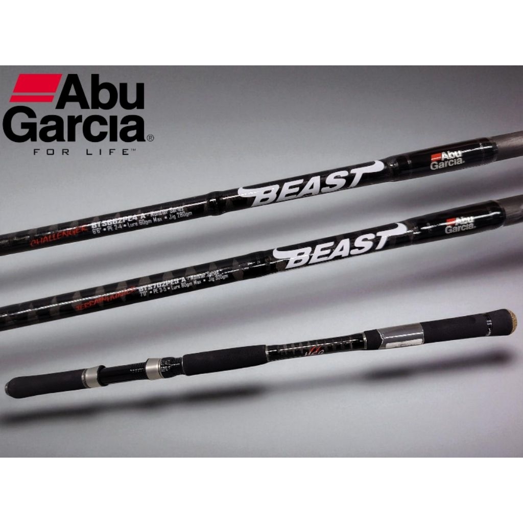 ABU GARCIA BEAST TERRAIN HUNTER SPINNING FISHING ROD | Shopee Malaysia