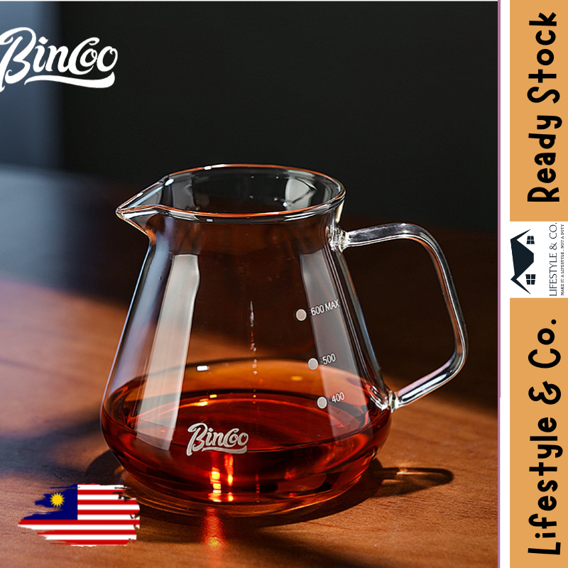 Bincoo 500ml 700ml Pour Over Coffee Server Pot | Octagonal High ...