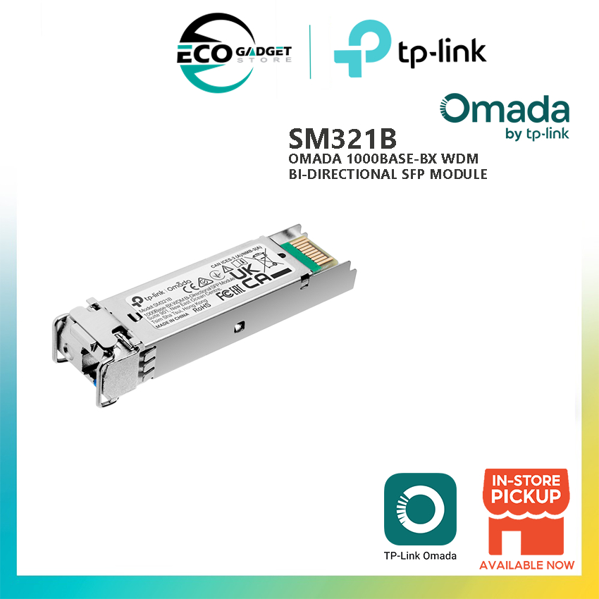 TP-Link Omada SM321B 1000Base-BX WDM Bi-Directional SFP Module | Shopee ...