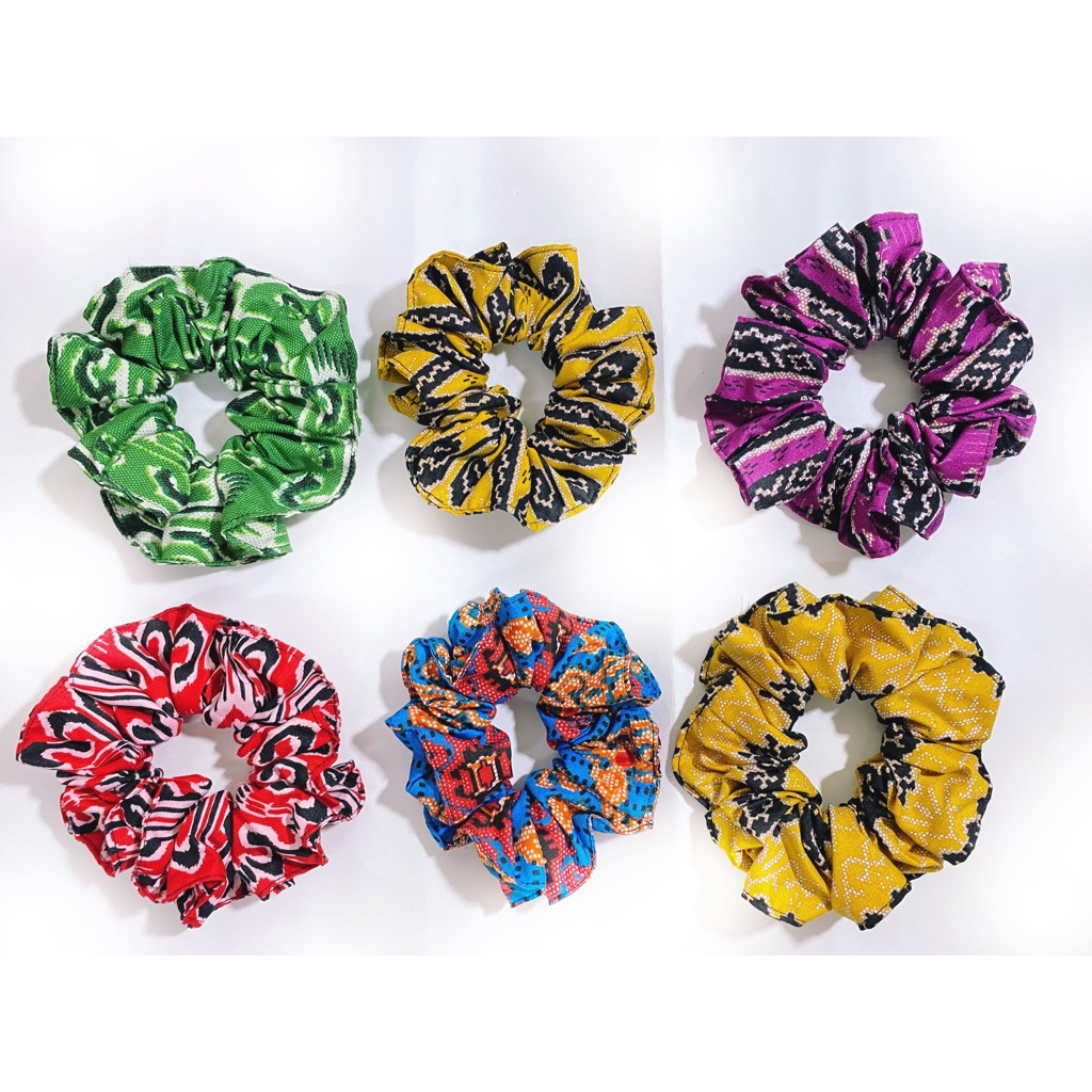Scrunchies pengikat rambut borneo theme | Shopee Malaysia