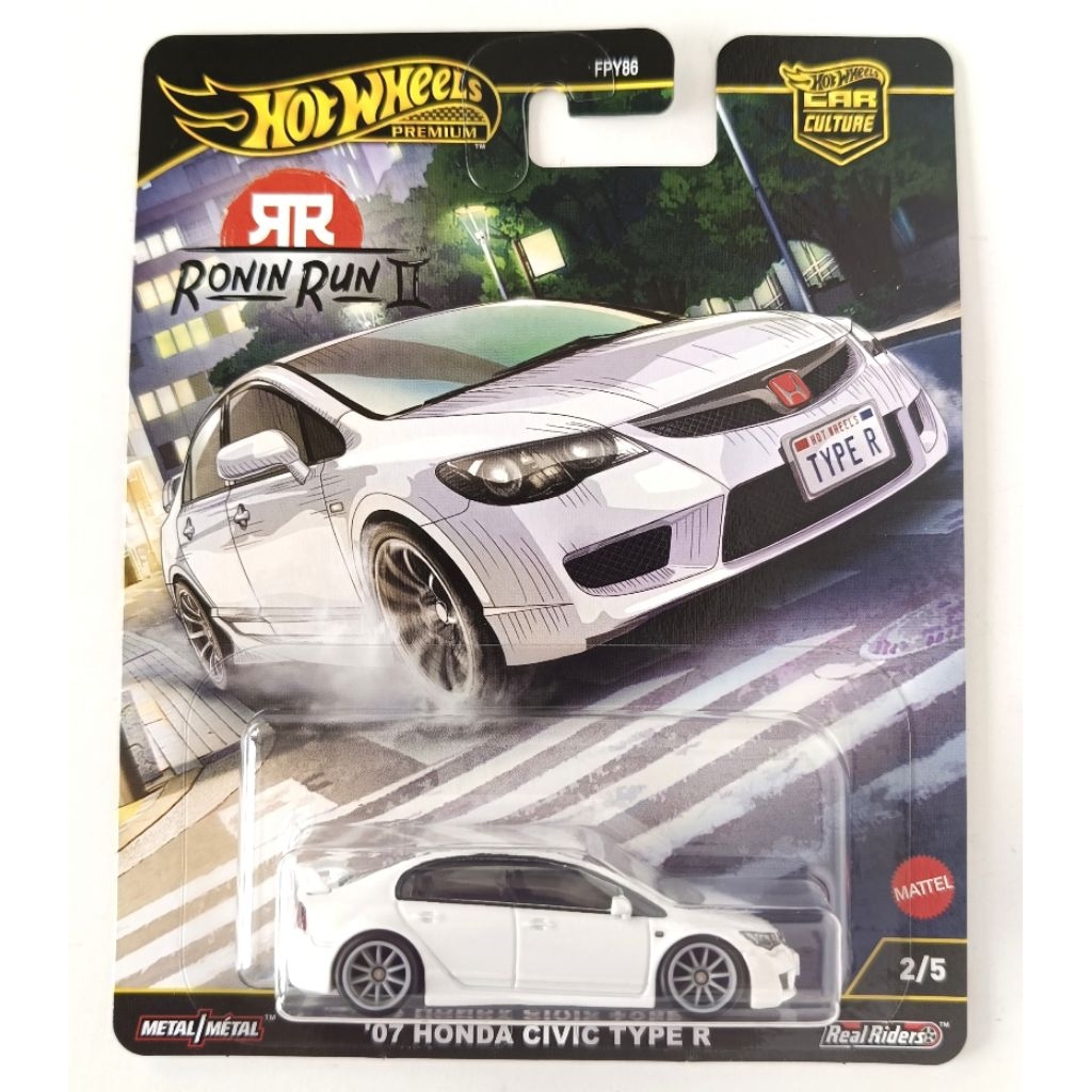 Hot Wheels FPY86 Car Culture Dash M 07 Honda Civic Type R (Ronin Run 2 ...