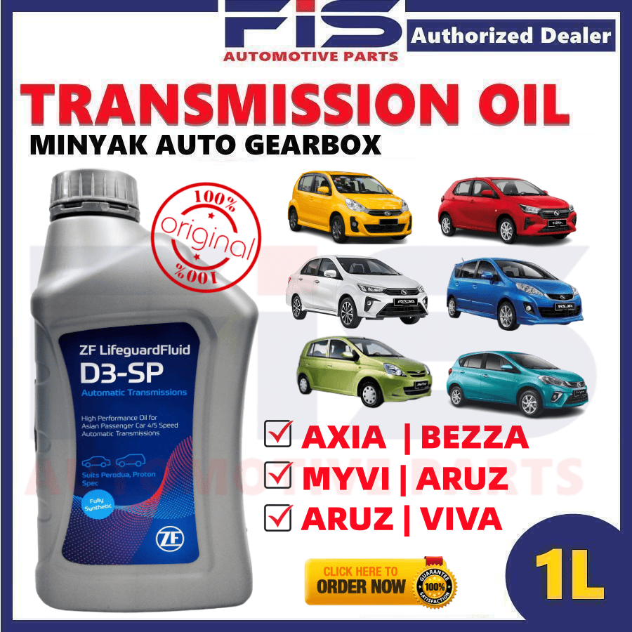 FIS Original ZF LIFEGUARD D3-SP ATF Oil Auto Transmission Fluid Bezza ...
