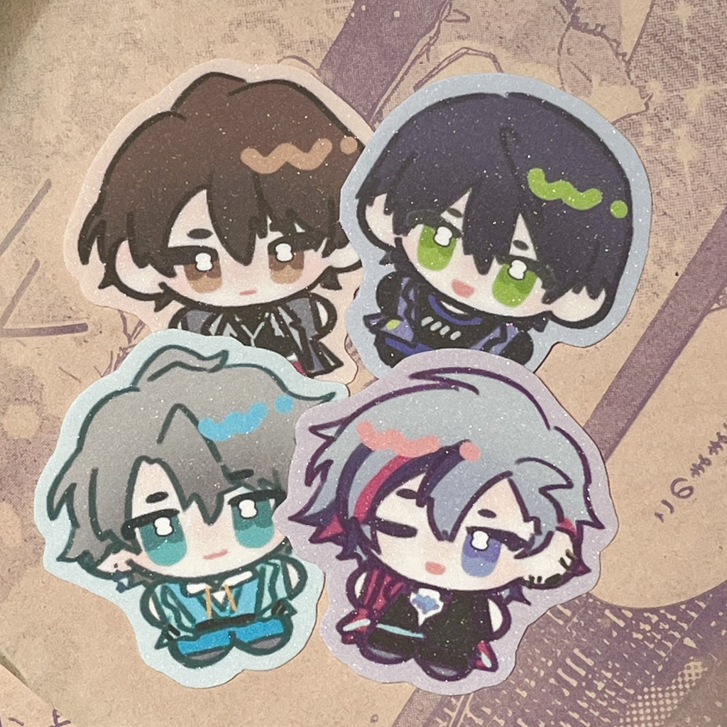 rofmao nijisanji jp sticker set ( kagami hayato / kenmochi toya / kaida ...