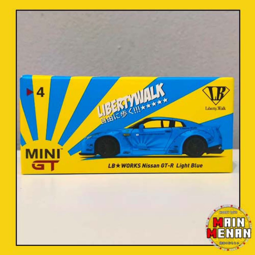 Mini GT Libertywalk LBWK Nissan GTR R35 Light Blue | Shopee Malaysia