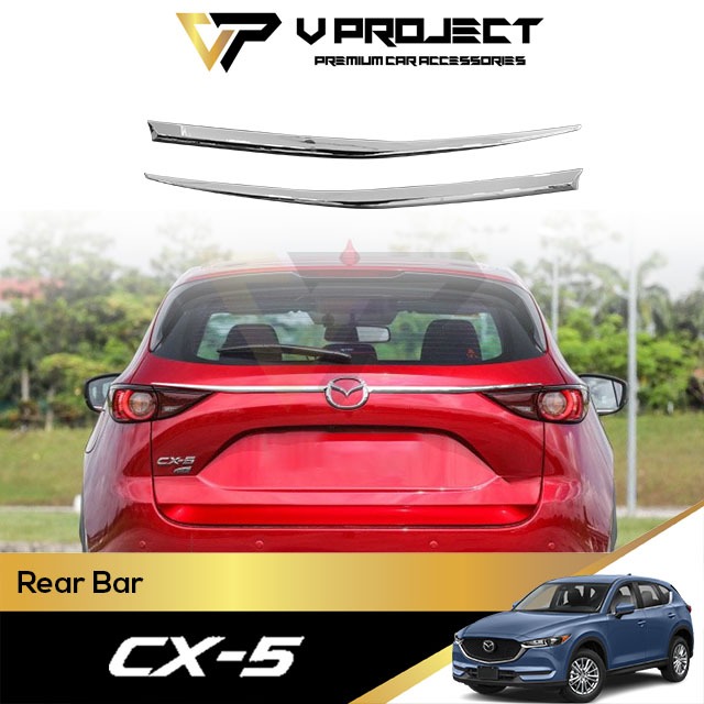 Mazda CX-5 CX5 KF (2017 - 2027) Rear Chrome Bar - Stick Type KF (2017 ...