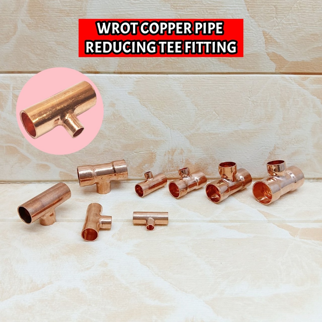 PENYAMBUNG {T} REDUCER PAIP TEMBAGA | REDUCING TEE FITTING WROT COPPER ...
