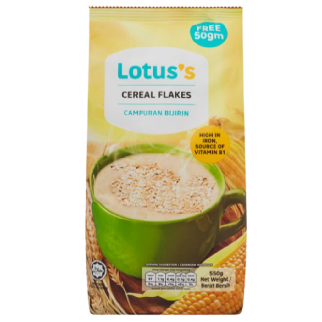 LOTUS Halal ☑️ Cereal Flakes 500g Foc 50g | Shopee Malaysia