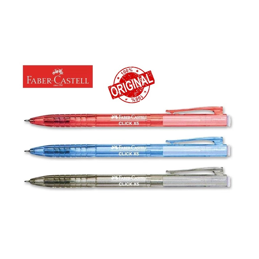 Faber Castell Click X5 Click Ball Pen | Shopee Malaysia