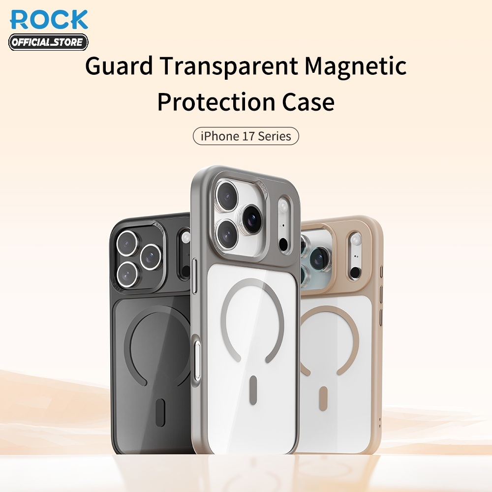 ROCK iPhone 17 Pro/ iPhone 17 Pro Max Guard Transparent Magnetic Anti ...