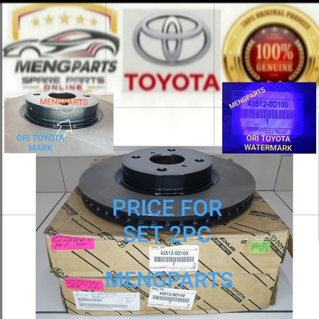 ORIGINAL TOYOTA VIOS NCP93 NCP150 NSP151 G & S SPEC 2008Y-2018Y FRONT ...
