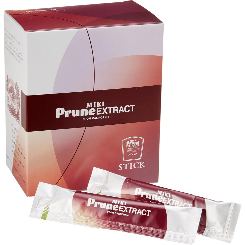 Direct from Japan: Miki Prune Extract Sticks, 1 Box (18g × 60