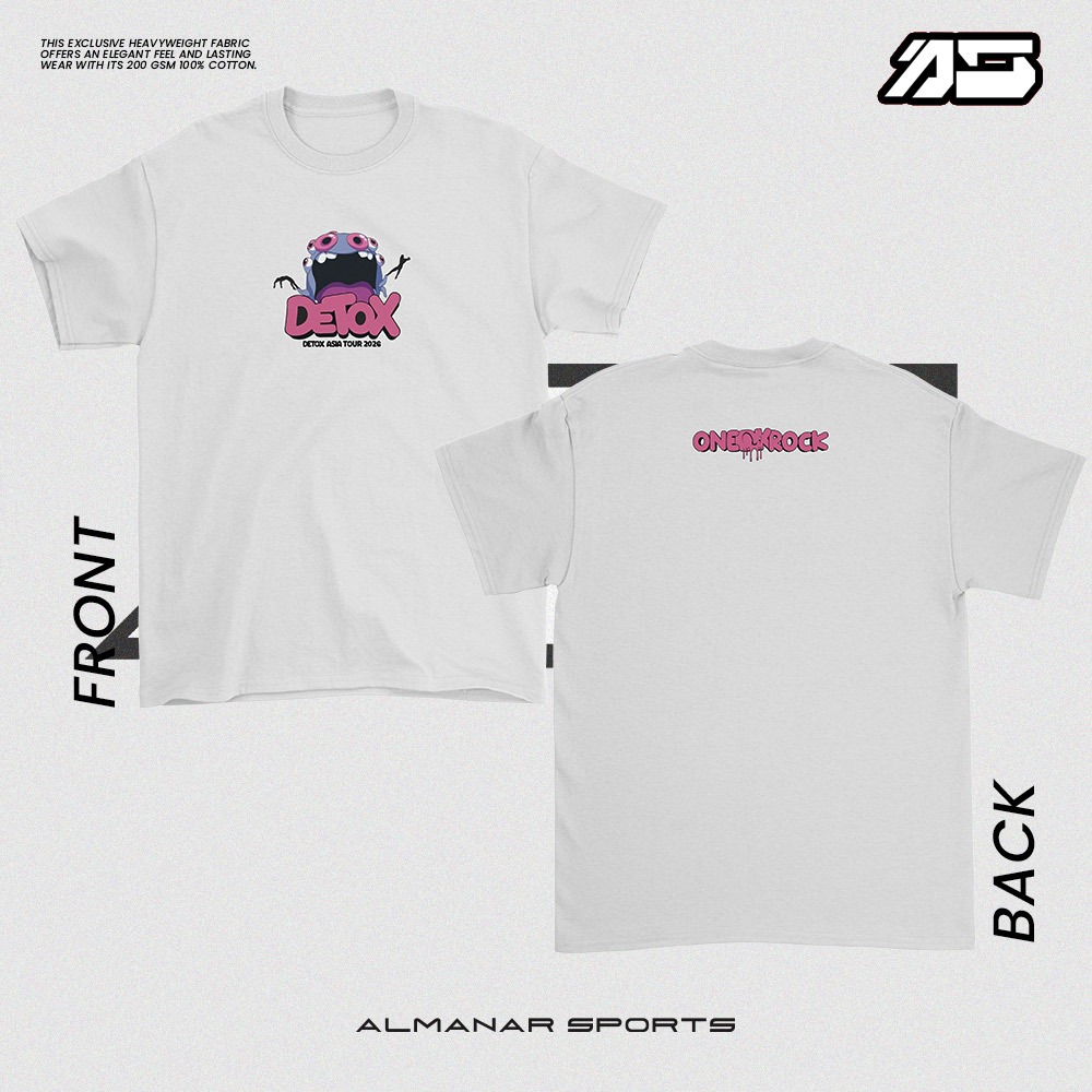 ONE OK ROCK LUXURY DISEASE T-Shirt OOR oor OOR DETOX ASIA TOUR