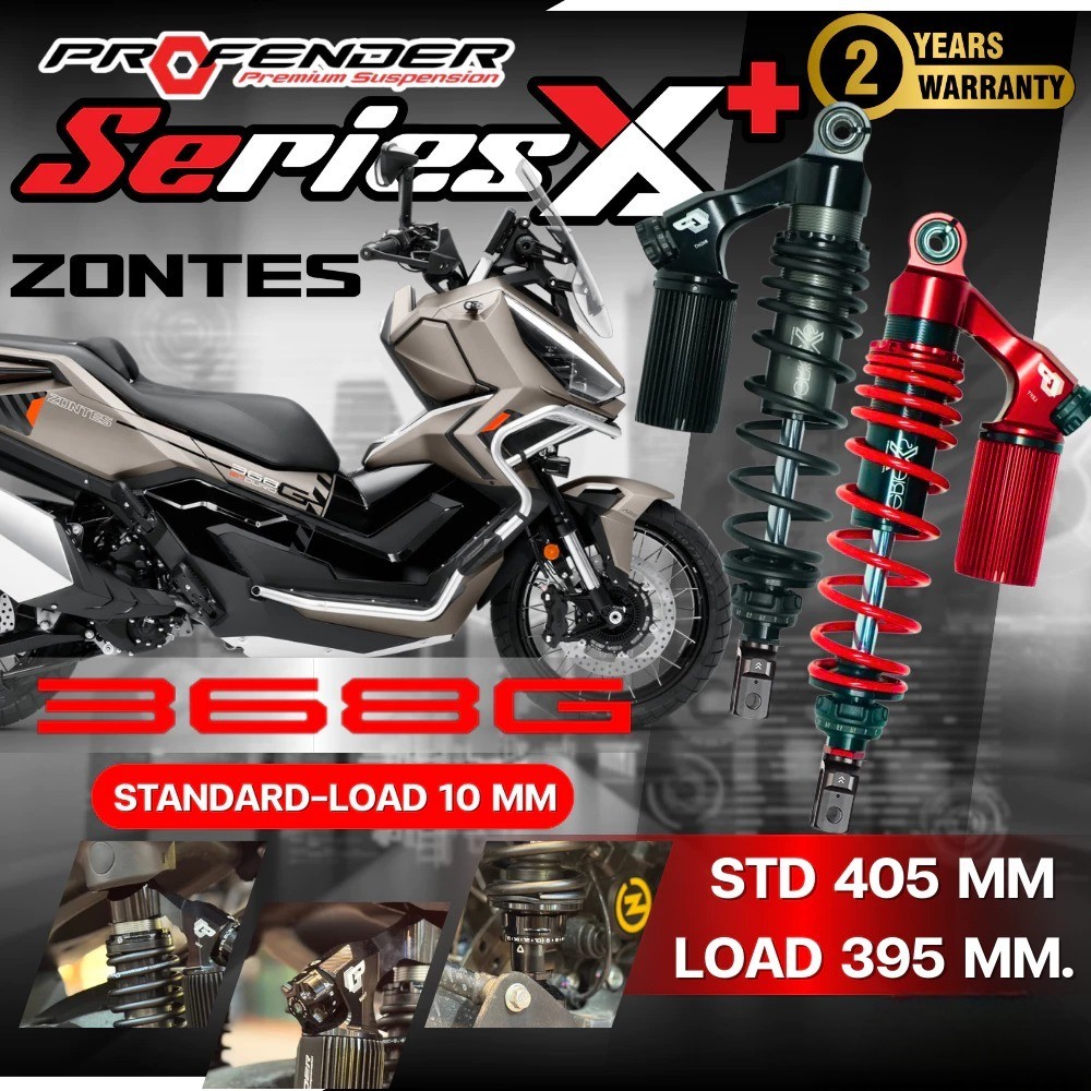 ZONTES 368G 350E 368K Original Profender (X PLUS) X-SERIES PLUS Shock ...