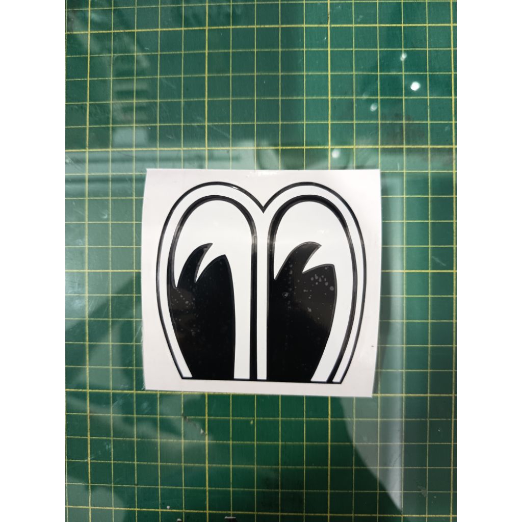 354- MATA Cutting Sticker Nakano Arai Helmet l Sticker Cutting Oracal ...