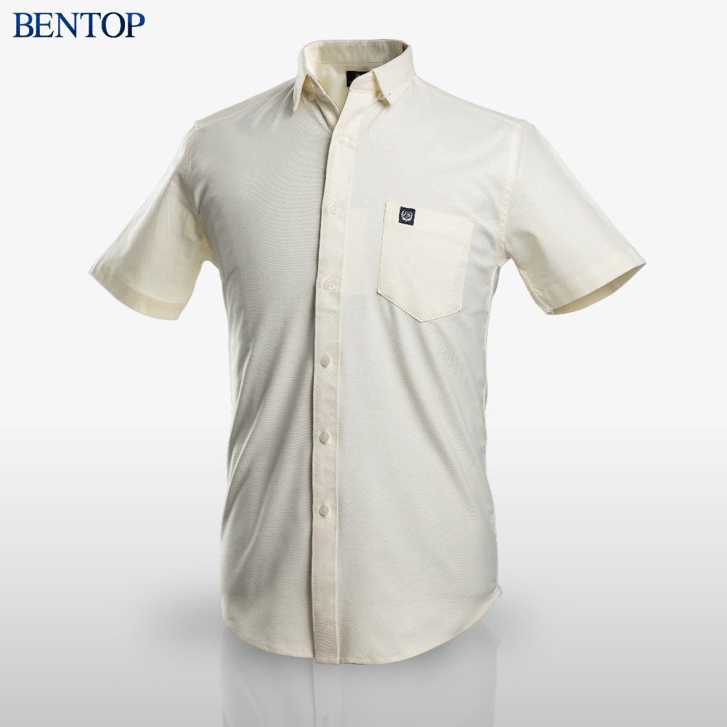 BENTOP Shirt Short Sleeve Slim Fit | Shopee Malaysia