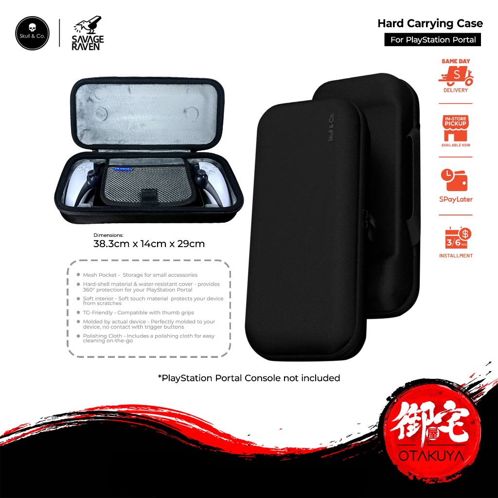 SKULL & CO. Hard Shell Carrying Case for PlayStation Portal | Shopee ...