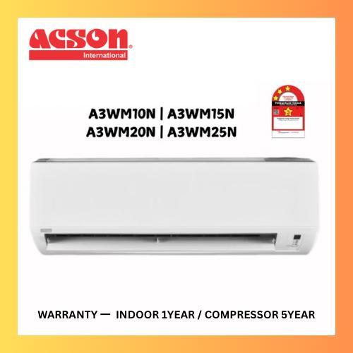 Acson R32 Air-Conditioners 1.0hp_1.5hp_2.0hp_2.5hp (A3WM_N) WARRANTY IN ...