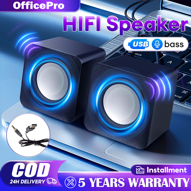 Speaker PC Bass Subwoofer Speaker Laptop Speaker Music Stereo Mini ...