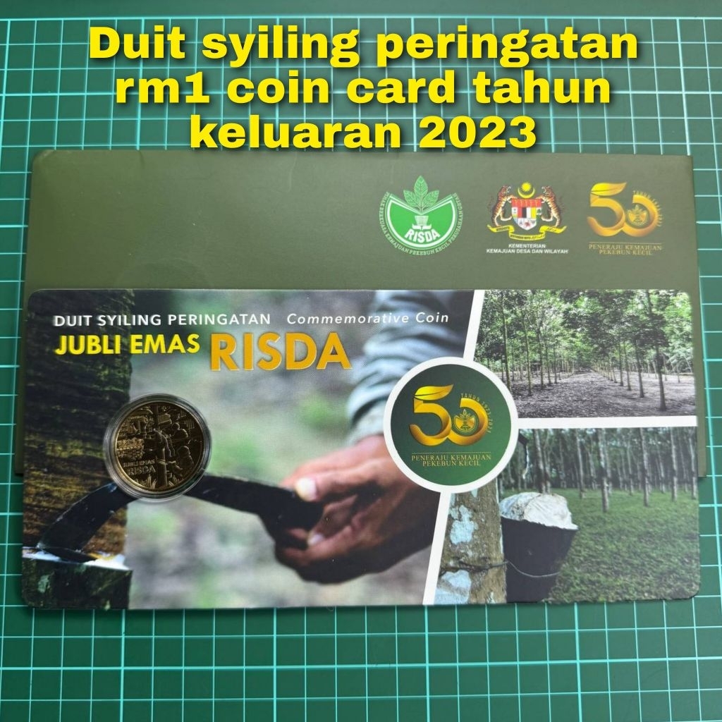 B122 duit syiling peringatan rm1 coin card duit syiling lama barang ...