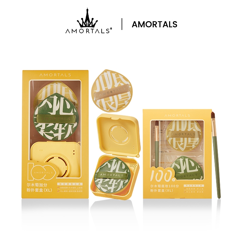 AMORTALS 100 Points Powder Puff Set Makeup Puff Air Cushion Puff Makeup ...