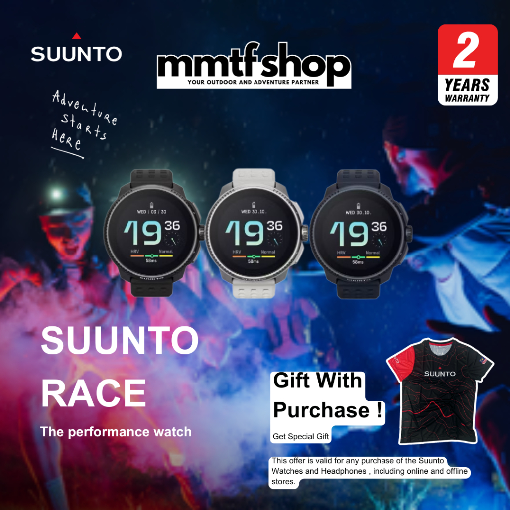 Suunto Race Stainless Steel Ultimate Performance Watch for Racing and ...