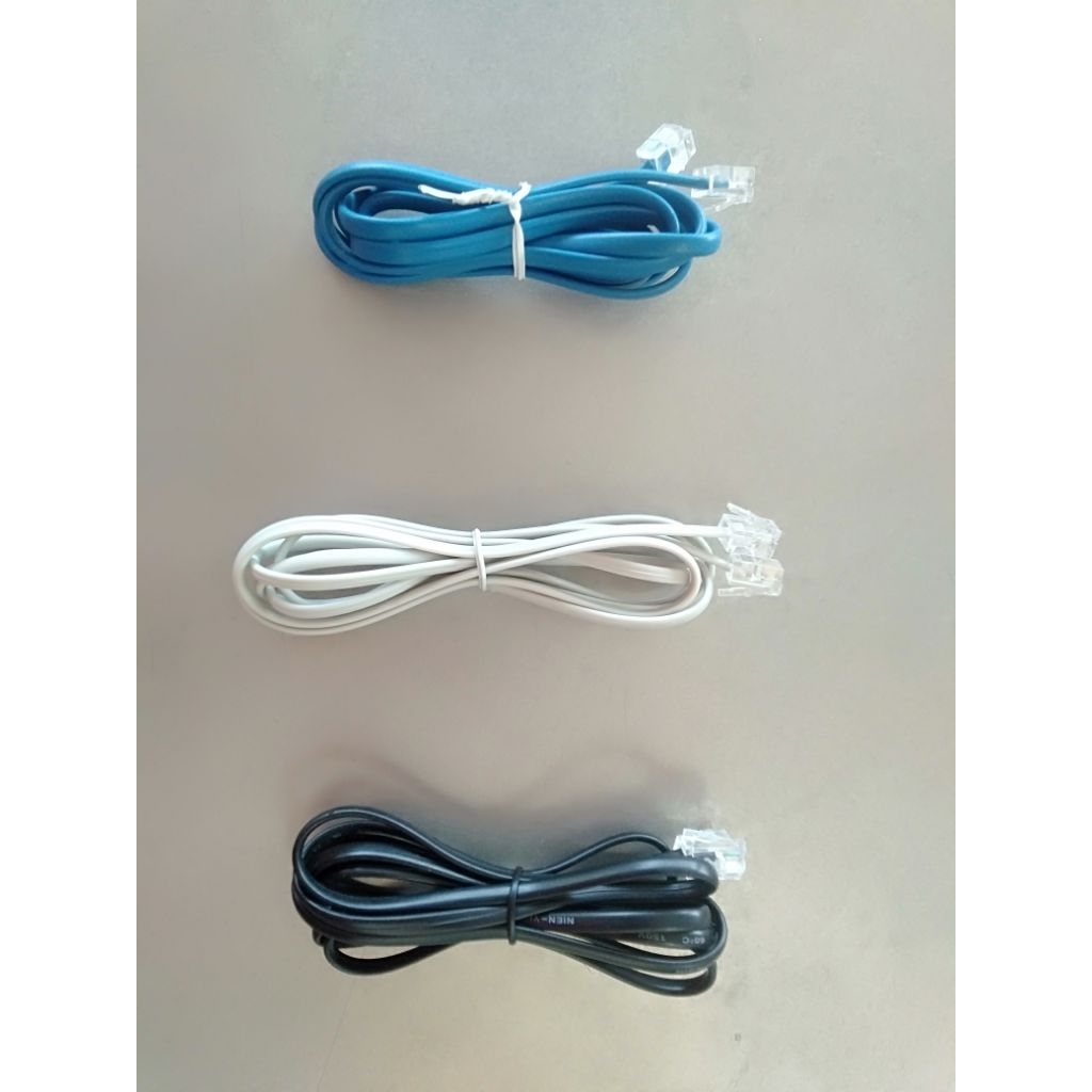 RJ11 to RJ11 Telephone Cable / Telephone Cord | Shopee Malaysia