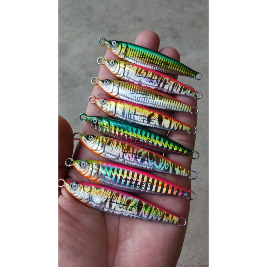 CUSTOMIZE {MightyJig} Metal Jig #Sardine 30g/40g Series 💪 | Shopee Malaysia