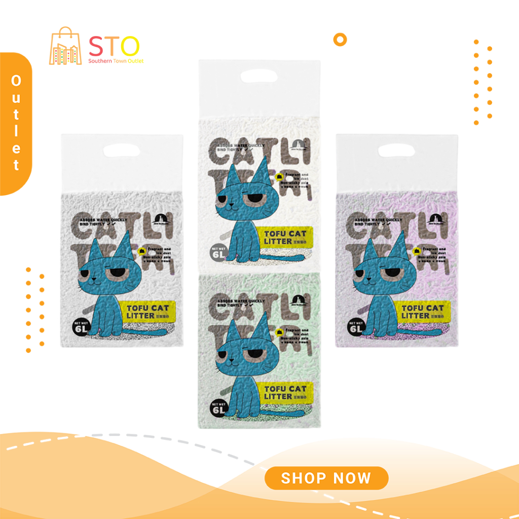 STO [6L] Pasir Haiwan 6L Tofu Cat Litter with Activated Carbon Odor ...