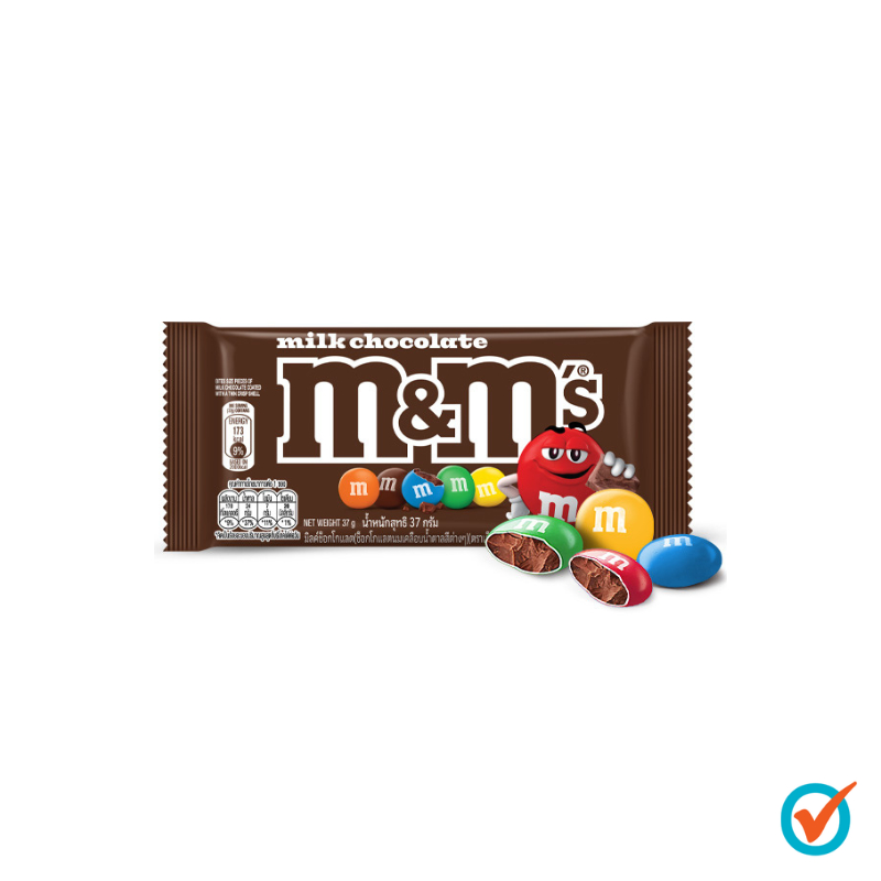 M&M'S Milk Chocolate Single 37g Chocolate / Milky | Shopee Malaysia