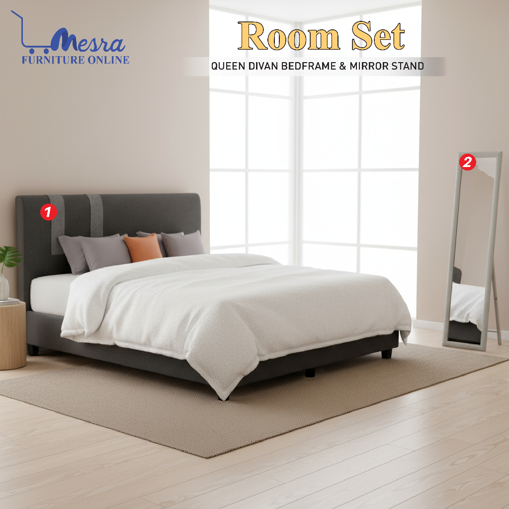 mesra- bedroom set , divan queen , divan single , katil queen , katil ...