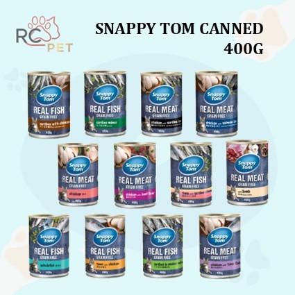 Snappy Tom Canned Food (Cat Wet Food) - 400g / Snappy Tom 400g ...