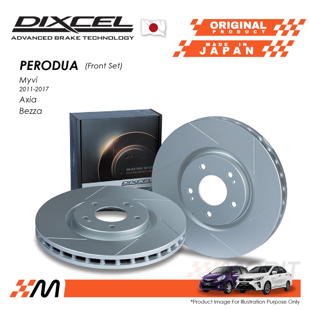 Perodua Myvi 2011-2017 / Axia / Bezza - Dixcel SD Type Brake Disc Rotor ...