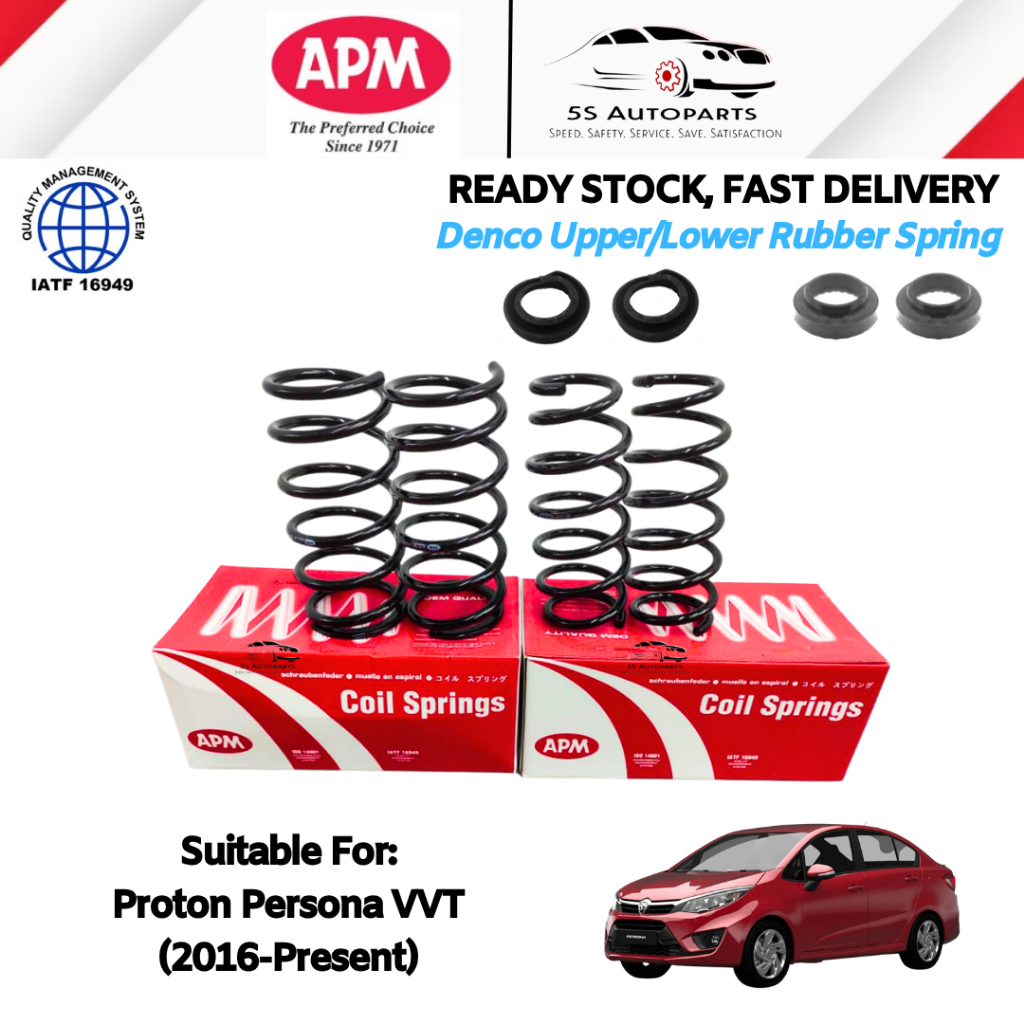 APM Proton Persona VVT (2016-Present) Standard Coil Spring Front (Depan ...
