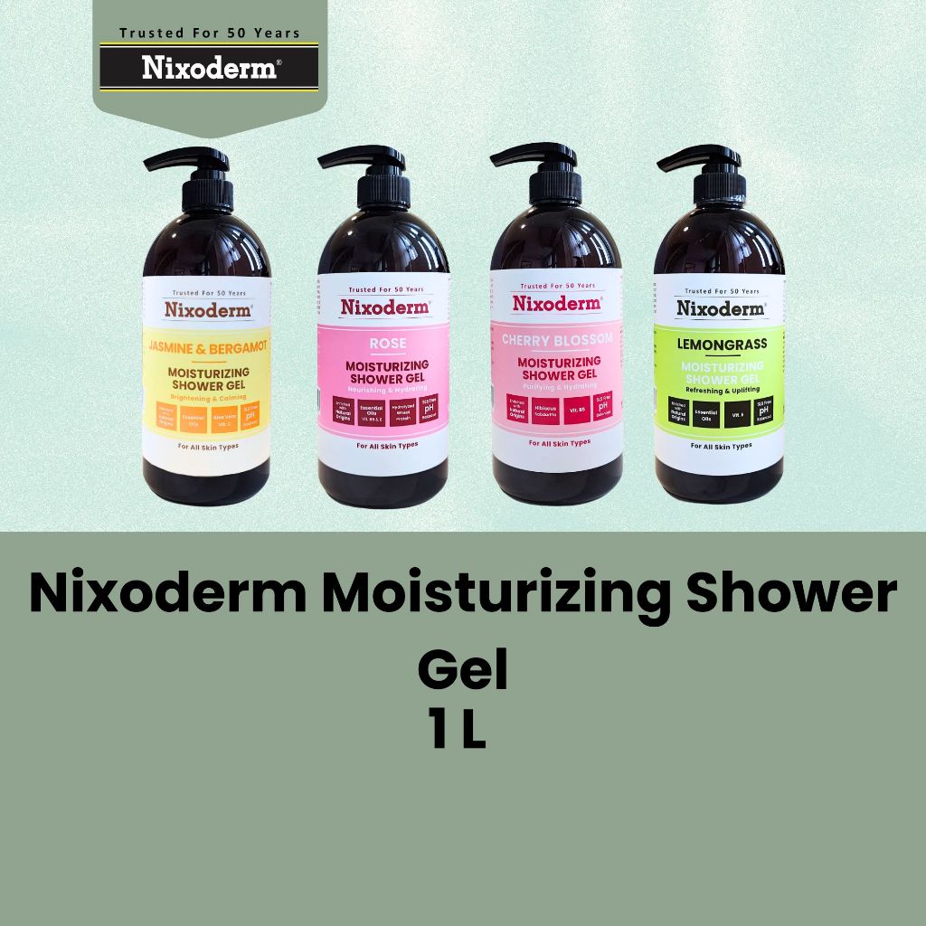 Nixoderm Moisturizing Shower Gel (1000ml) | Shopee Malaysia