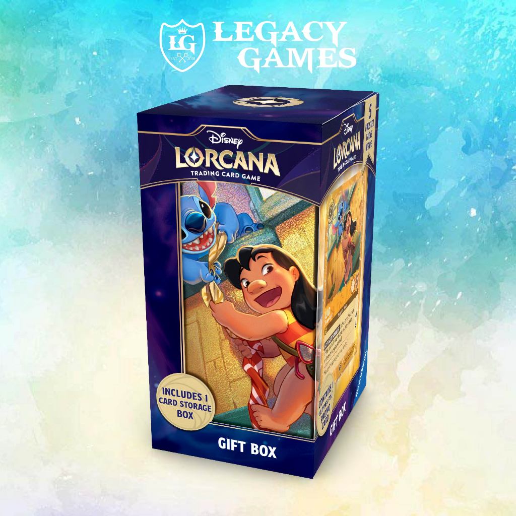 Disney Lorcana Lilo Gift Box with 5 Assorted Booster Packs | Shopee ...