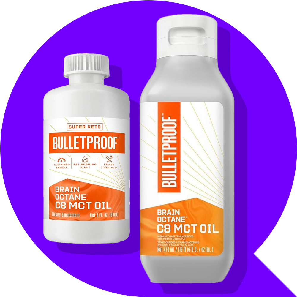 Bulletproof Brain Octane C8 MCT Oil, Keto Supplement | Unflavored ...