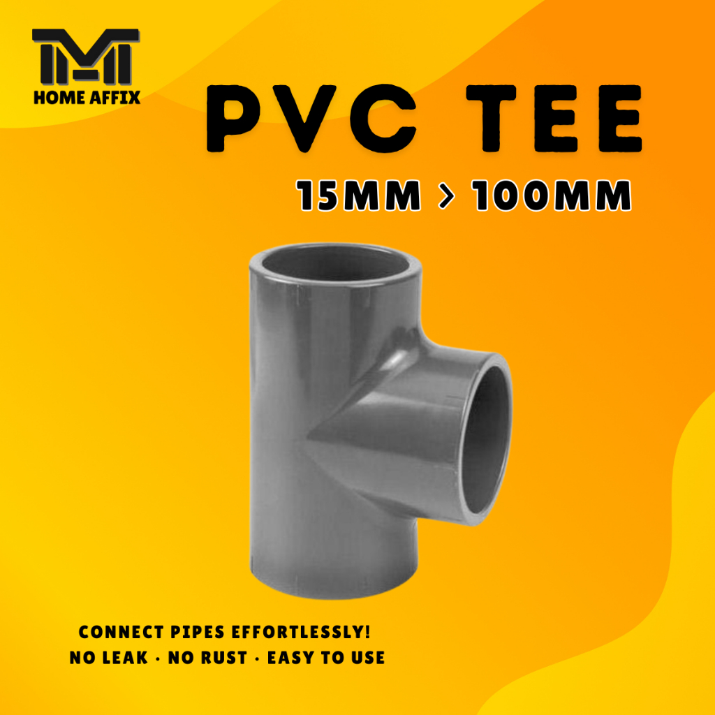 PVC FITTING TEE 15MM > 50MM | Shopee Malaysia