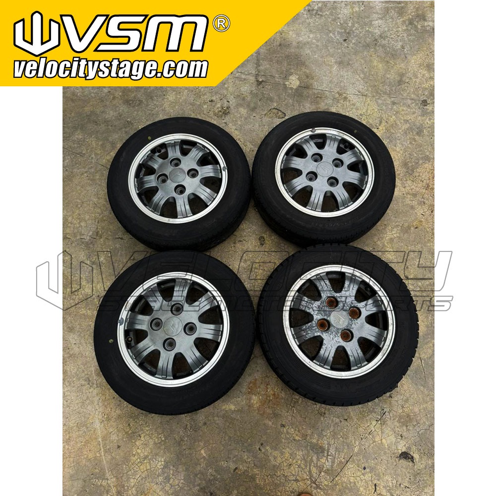 Sport Rim Ori Daihatsu R13 4H PCD110 4.5JJ Offset +50 For Perodua ...