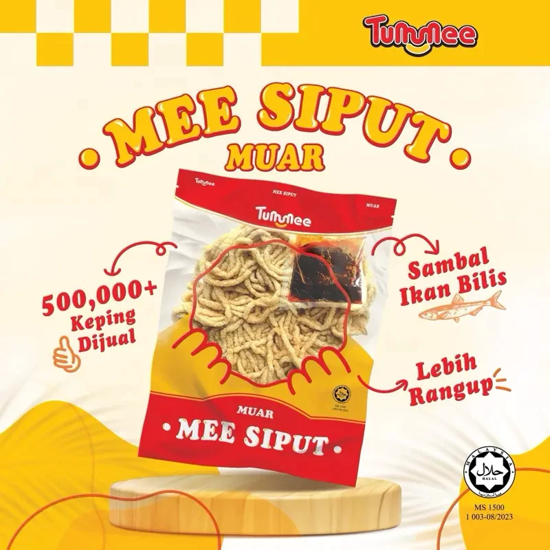 Mee Siput Viral Muar Rangup dengan Sambal Ikan Bilis