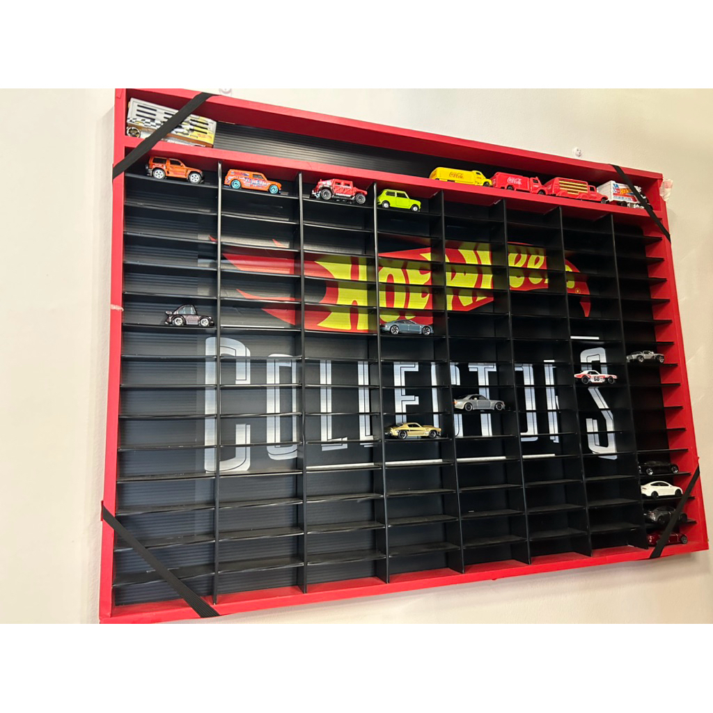 fan made hot wheels cars collector hanging display rack | Shopee Malaysia