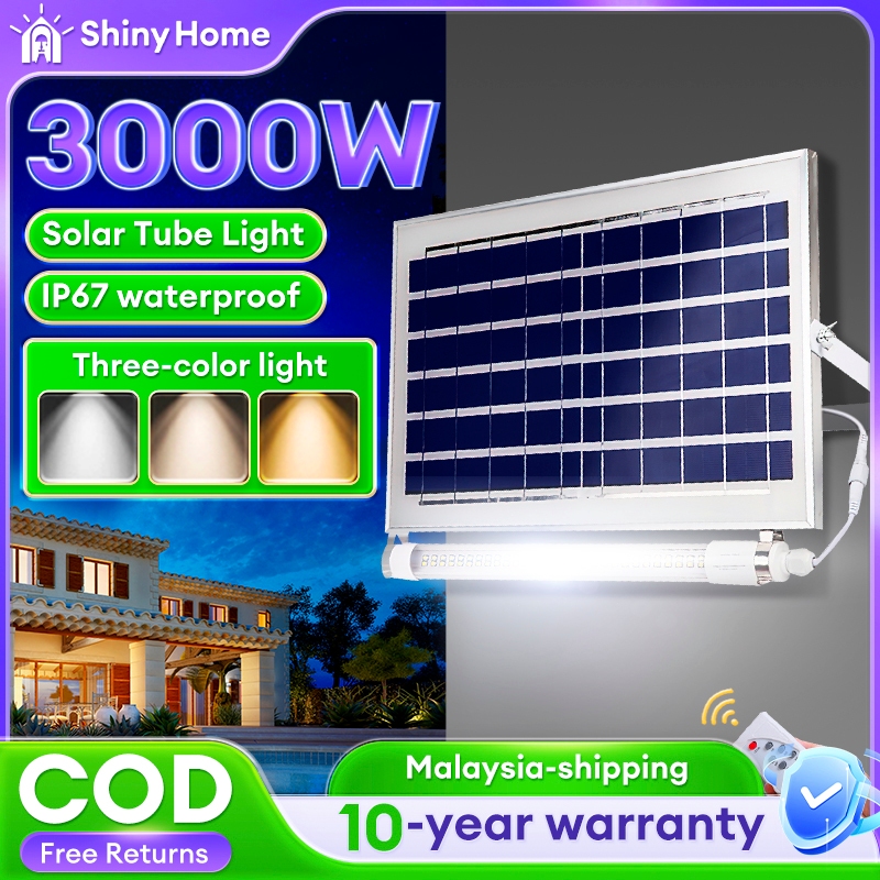 Lampu Solar light outdoor lighting Solar LED Tube 300W Solar Light ...