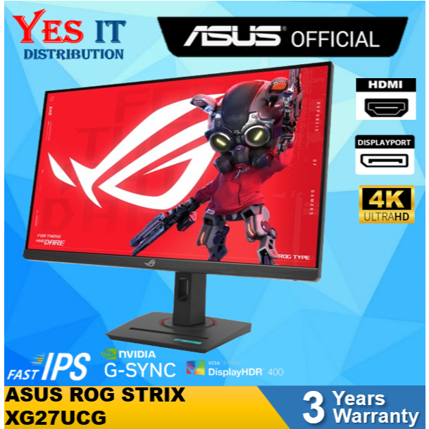 ASUS ROG Strix XG27UCG Dual mode Gaming Monitor | Shopee Malaysia