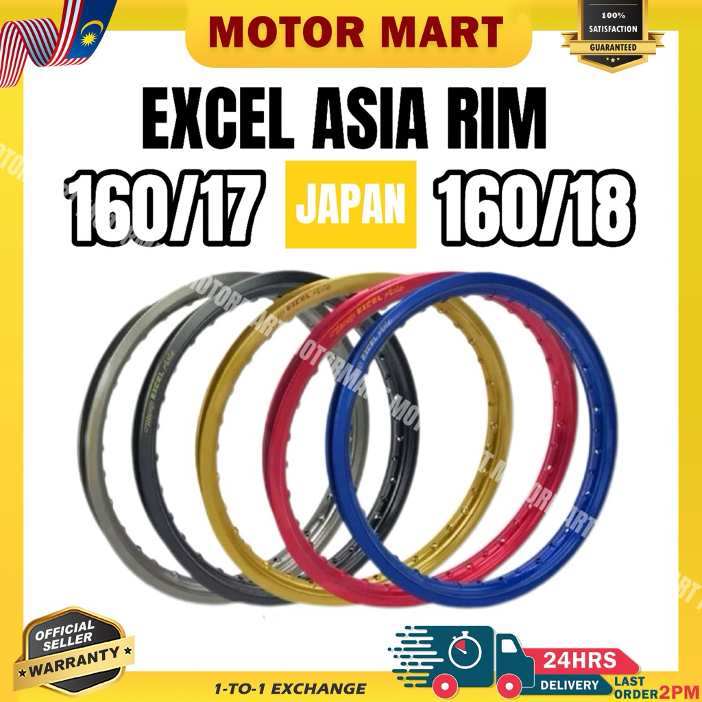 100% ORIGINAL EXCEL ASIA RIM TAKASAGO JAPAN 160x17 160x18 (1PCS ...