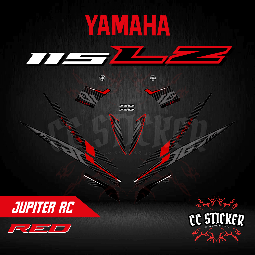 YAMAHA LAGENDA 115 ZR / SRL115 Fi | MOTOR STICKER STRIPE JUPITER RC ...