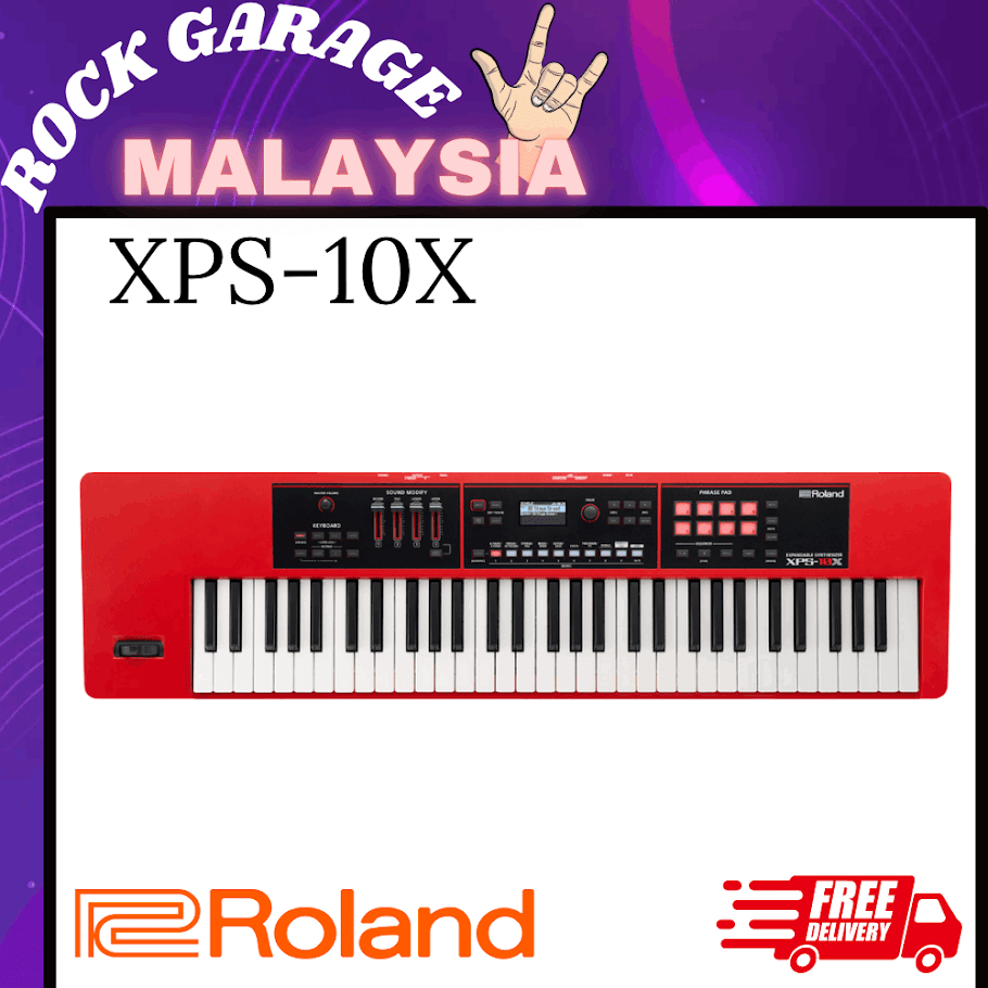 Roland XPS-10X 61-Key Expandable Synthesizer - Black / Red ( XPS10X XPS ...