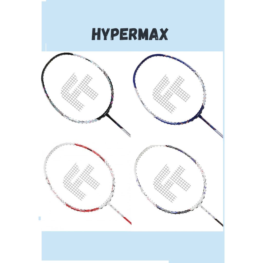 ORIGINAL FELET HYPERMAX BADMINTON RACKET MAX TENSION 35LBS | Shopee ...